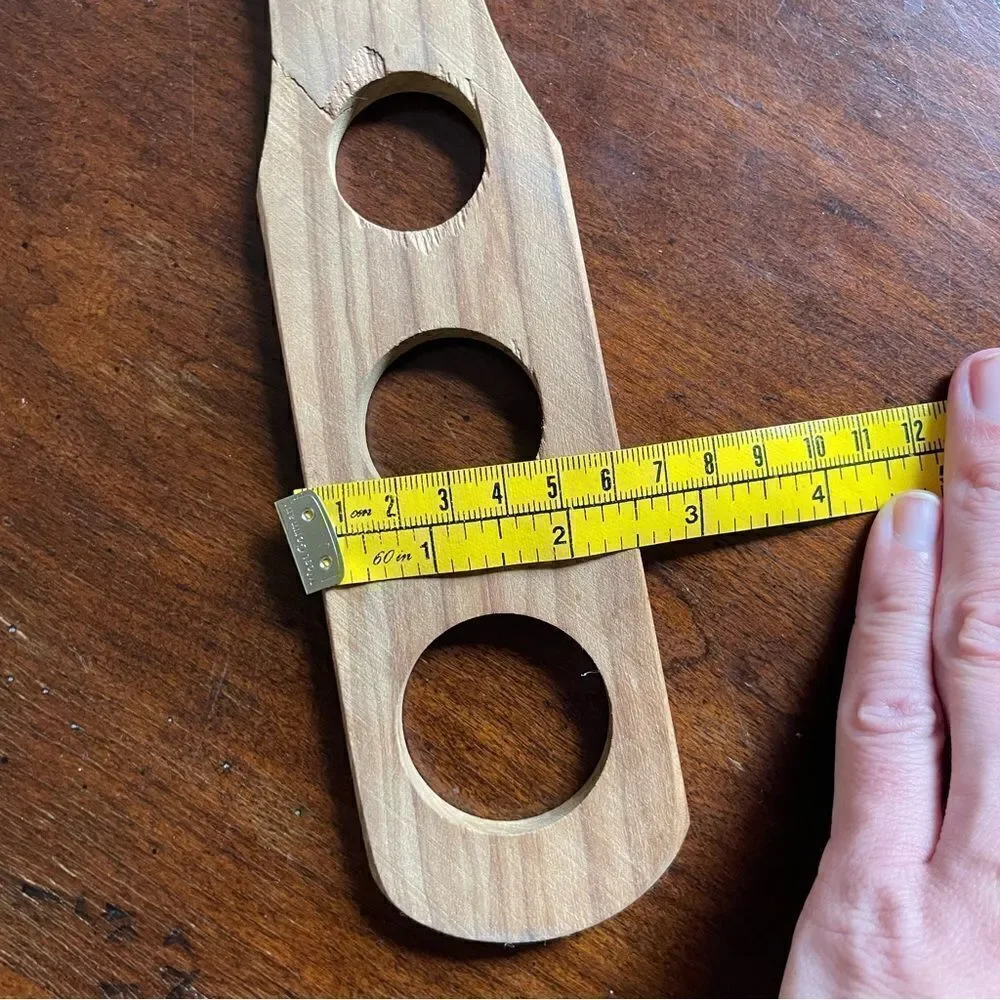 Artisan Hand Crafted “Dosa Spaghetti” Spaghetti Portion Measure Wood